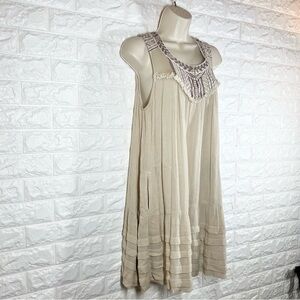 Free People Boho Ruffle Dress Size S